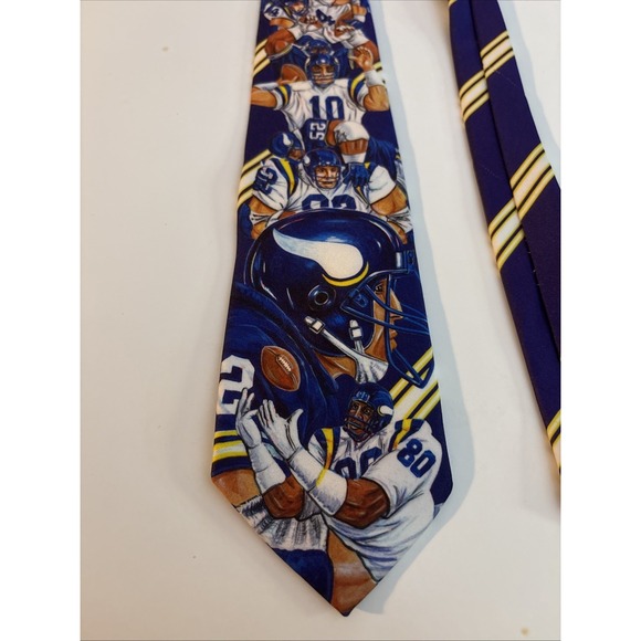 Ralph Marlin Other - Vintage Ralph Marlin Minnesota Vikings Football Mens Necktie USA